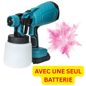 pistolet de pulvérisation électrique sans fil
