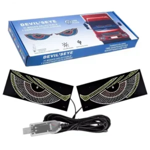 Lumière LED RGB Devil's Eye, 11 modes, lumière de fenêtre arrière étanche,
